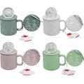 Temp-Tations Set of 4 18Oz Mugs with Snow Globe Topper & Lid-It