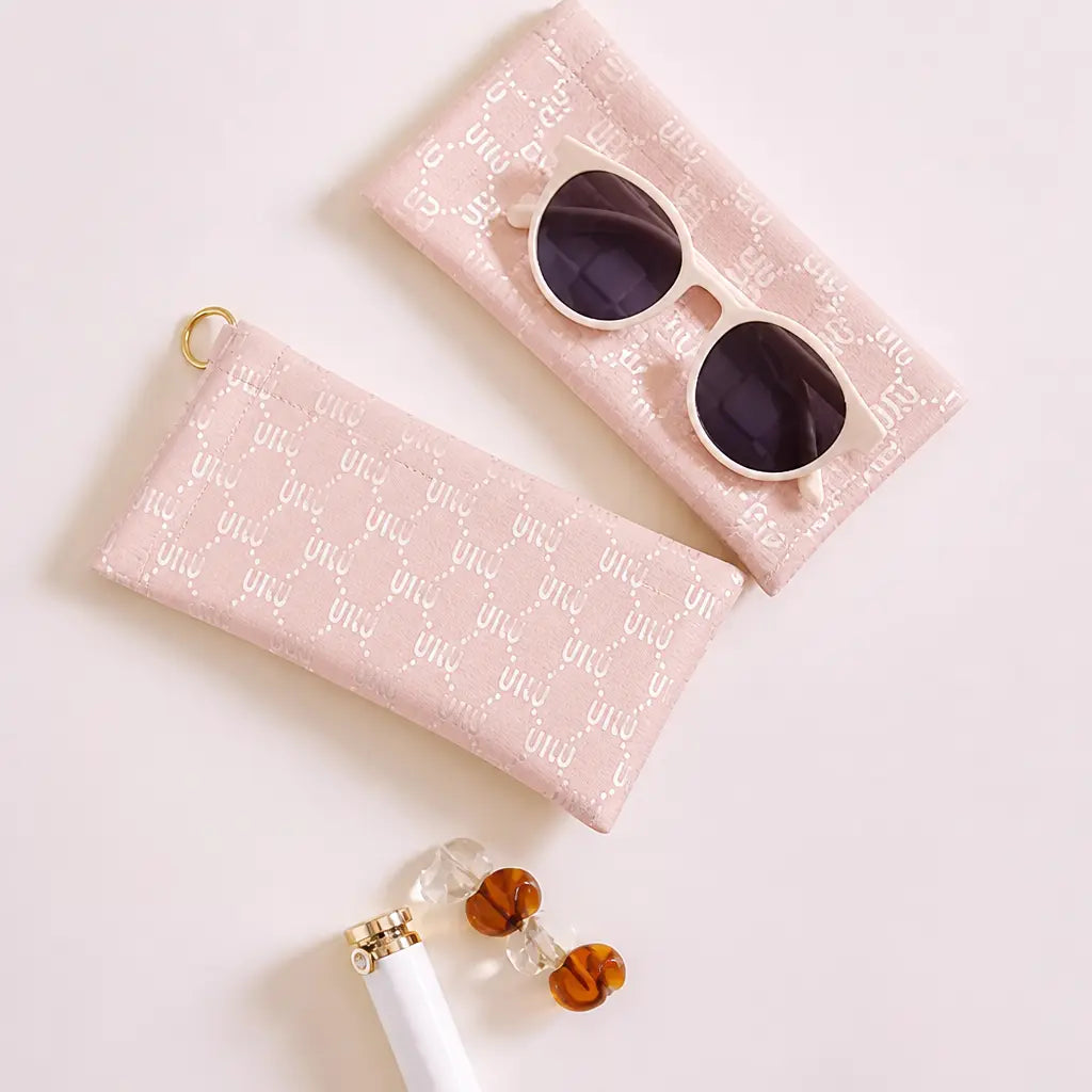 Portable Sunglasses Storage Bag, 2 Pcs Premium Quality PU Leather Automatic Closing Sunglasses Case, Sunglasses Organizer for Outdoor Sports